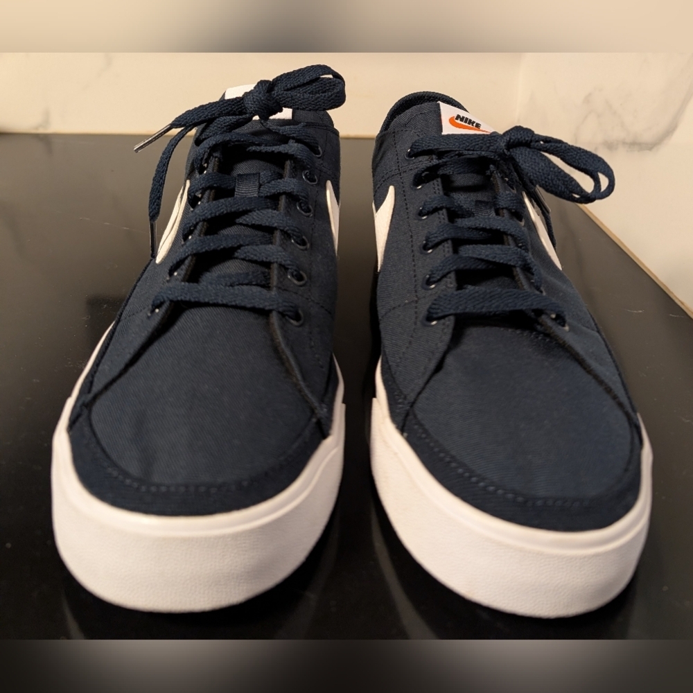 Nike Men's Court Legacy Canvas Sneakers, Navy/White, Size 11 New MSRP $94.99 - Picture 3 of 10